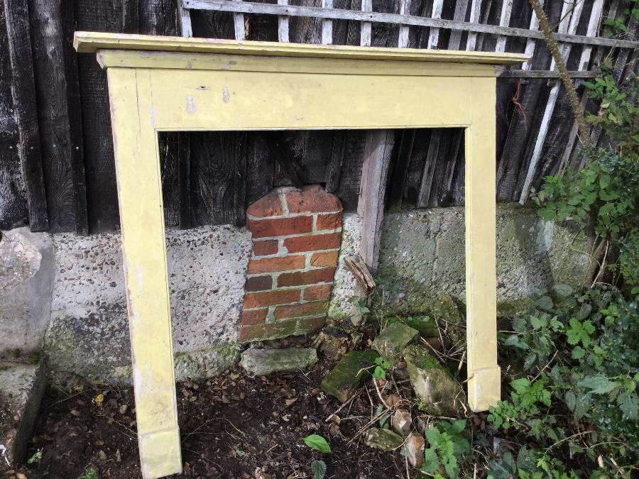 Reclaimed Victorian Pine Fire Surround